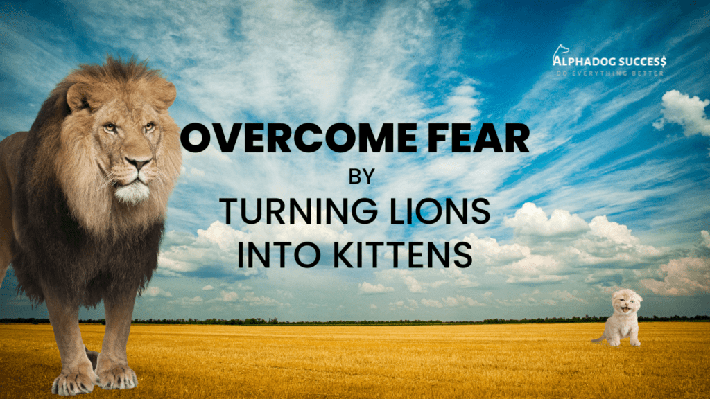How To Overcome Fear By Turning Lions Into Kittens
