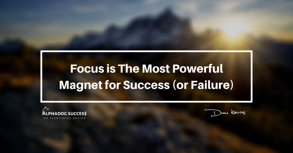 Focus is the most powerful magnet for success
