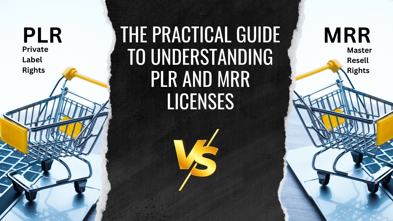 The Practical Guide to Understanding PLR and MRR Licenses